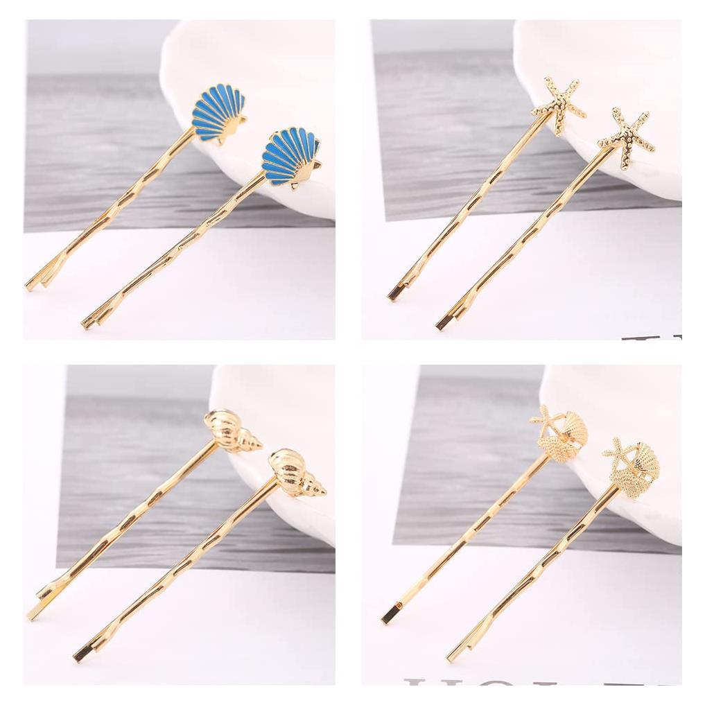 Juego de Horquillas de Estrella de Mar Guqqeuc - 8 Piezas