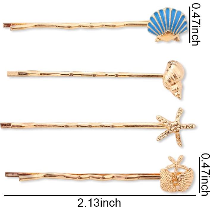 Juego de Horquillas de Estrella de Mar Guqqeuc - 8 Piezas