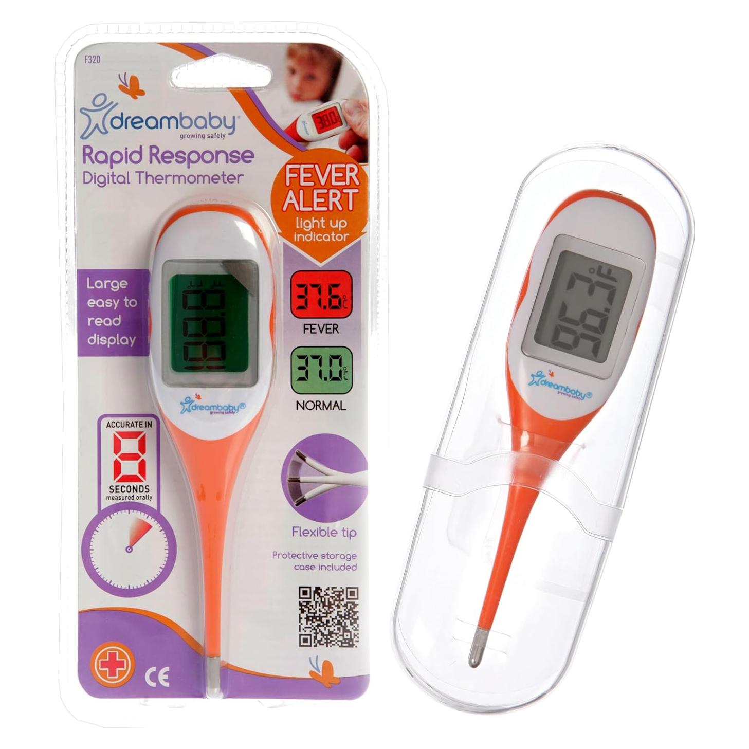 Termómetro Digital Rápido Dreambaby con Alerta de Fiebre