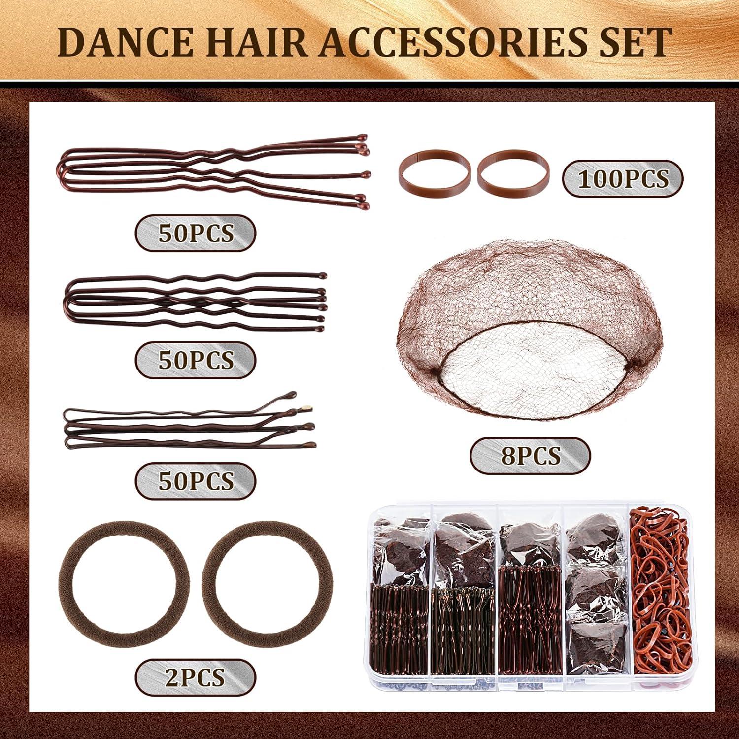 Kit de Accesorios para el Cabello YGQQOY - 100 Pasadores, 50 Bobby, 100 Bandas