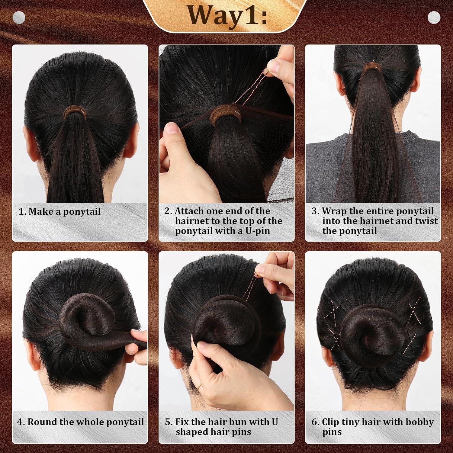 Kit de Accesorios para el Cabello YGQQOY - 100 Pasadores, 50 Bobby, 100 Bandas