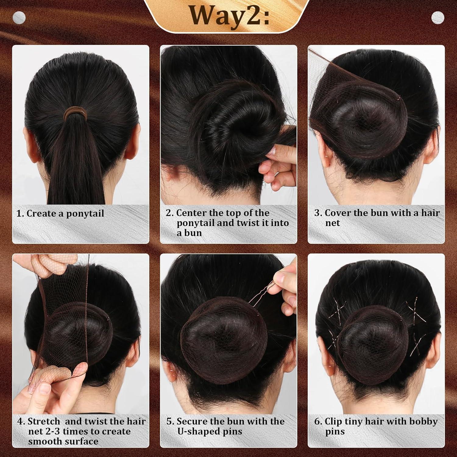 Kit de Accesorios para el Cabello YGQQOY - 100 Pasadores, 50 Bobby, 100 Bandas