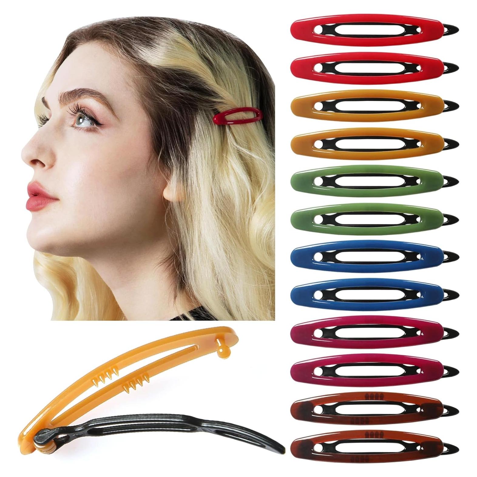 Juego de 12 pinzas para el cabello Aurora Pin - Sin metal, antideslizantes