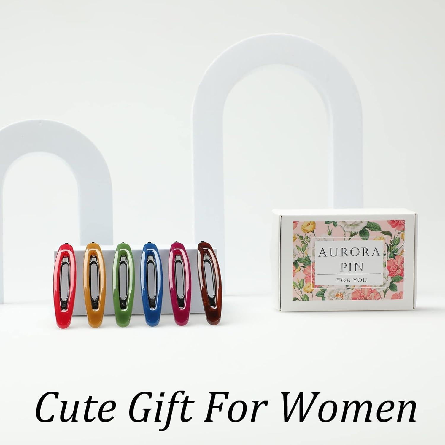 Juego de 12 pinzas para el cabello Aurora Pin - Sin metal, antideslizantes