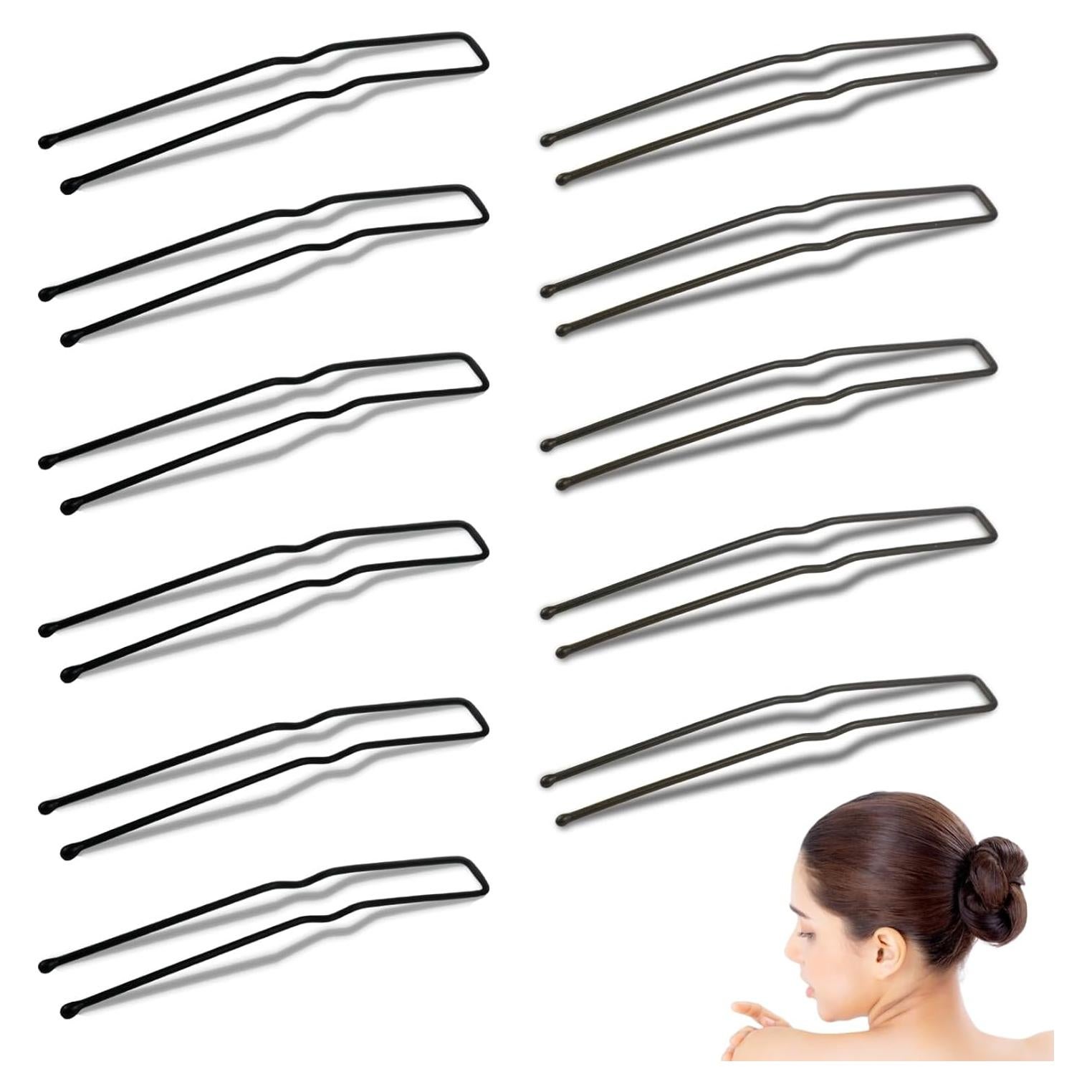 30 Pinzas para el Cabello en Forma de U Metal SHEHARUHI