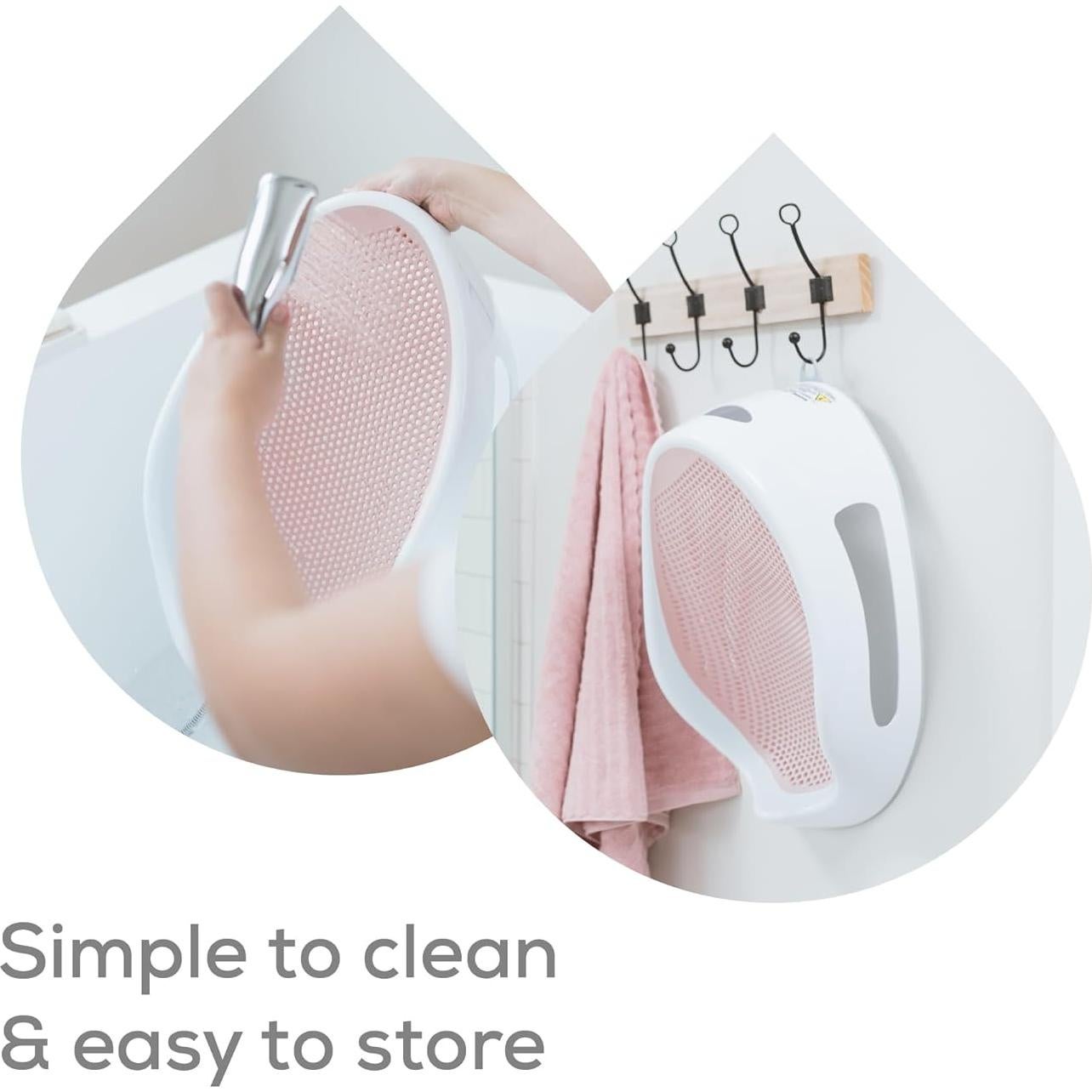 Conjunto Baño Bebé Angelcare Soft Touch + Termómetro 0-6 Meses