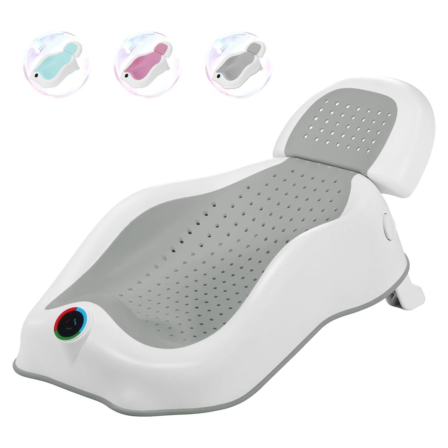 Soporte de Baño para Bebés MAIKKB con Termómetro Plegable