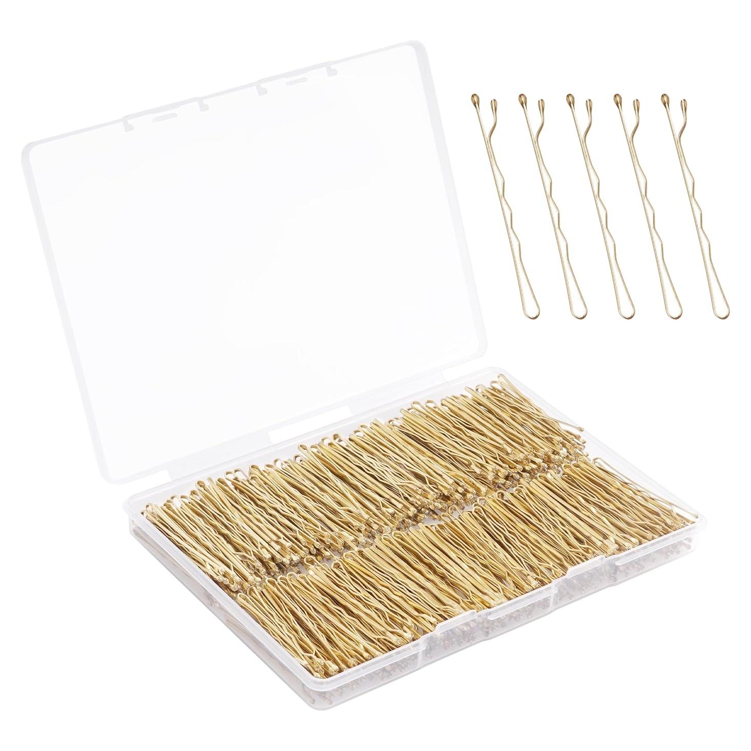 Horquillas Rubias para Cabello DF - 500 Pcs 5.08 cm Premium