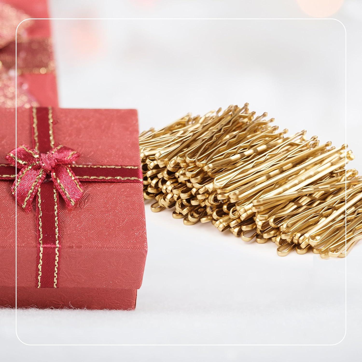 Horquillas Rubias para Cabello DF - 500 Pcs 5.08 cm Premium