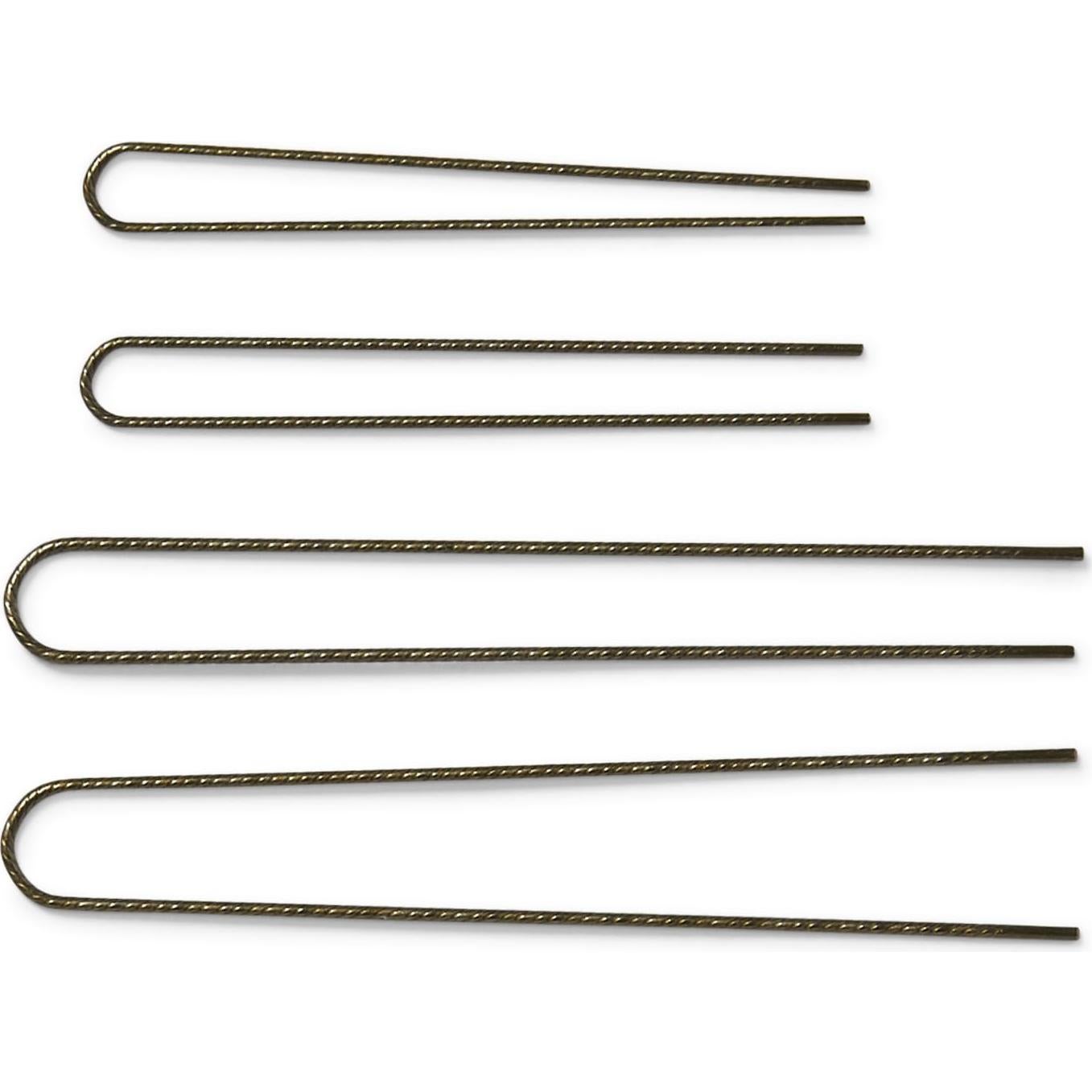 Pinzas para Cabello MetaGrip Premium Bronce 175 Unidades