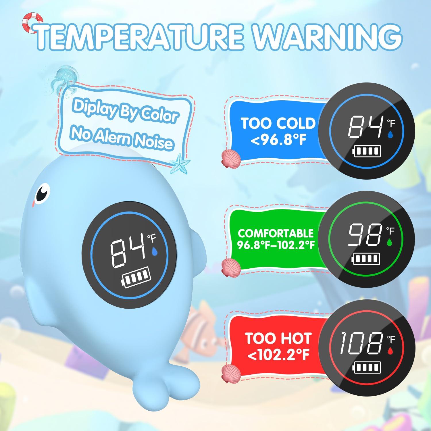 Termómetro Digital Flotante para Bebés - Seguro y Recargable