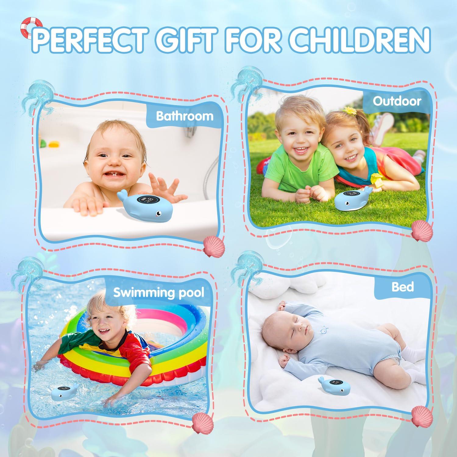 Termómetro Digital Flotante para Bebés - Seguro y Recargable