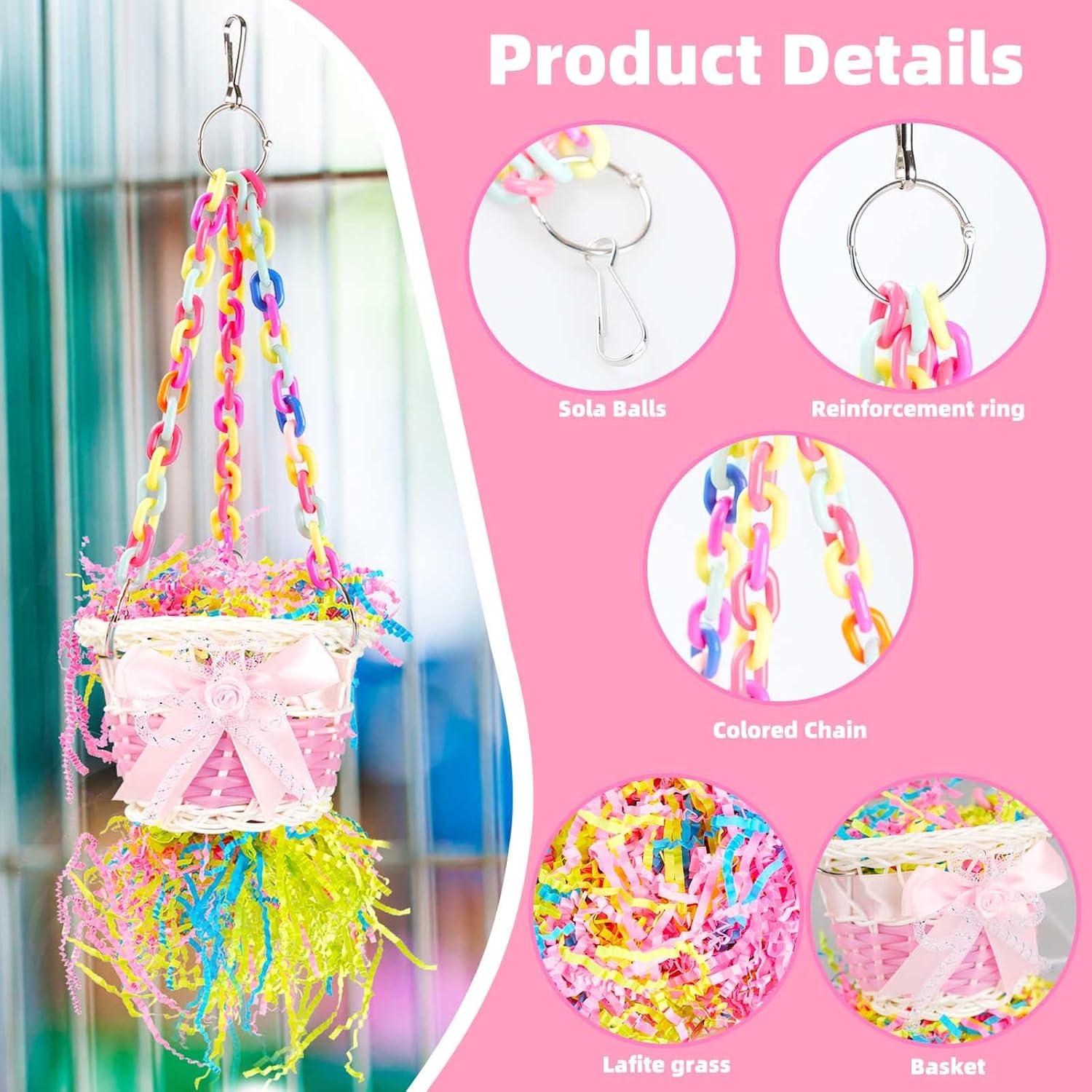 Juguetes para Aves A Little Cloud 6PCS Escalera Colorida