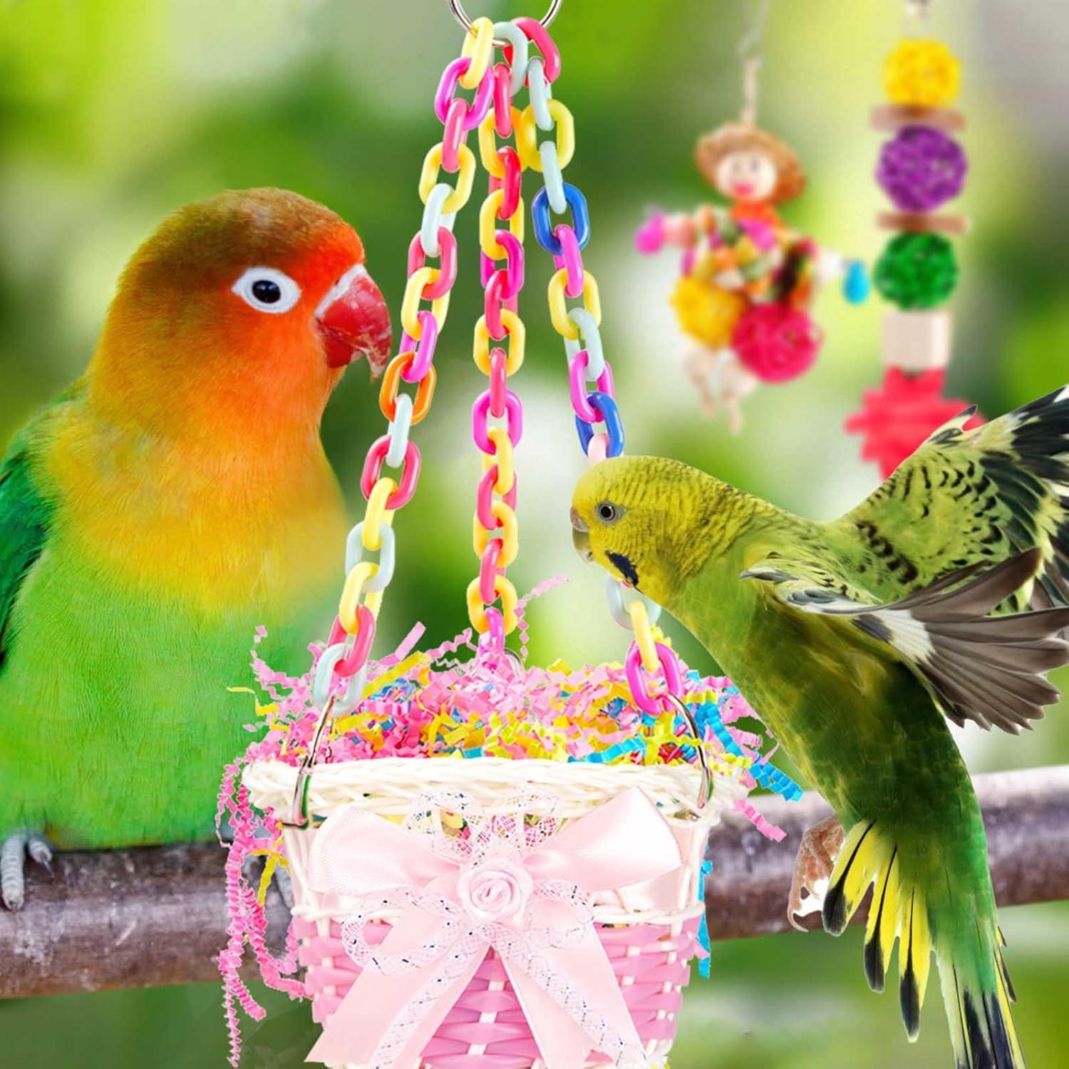 Juguetes para Aves A Little Cloud 6PCS Escalera Colorida