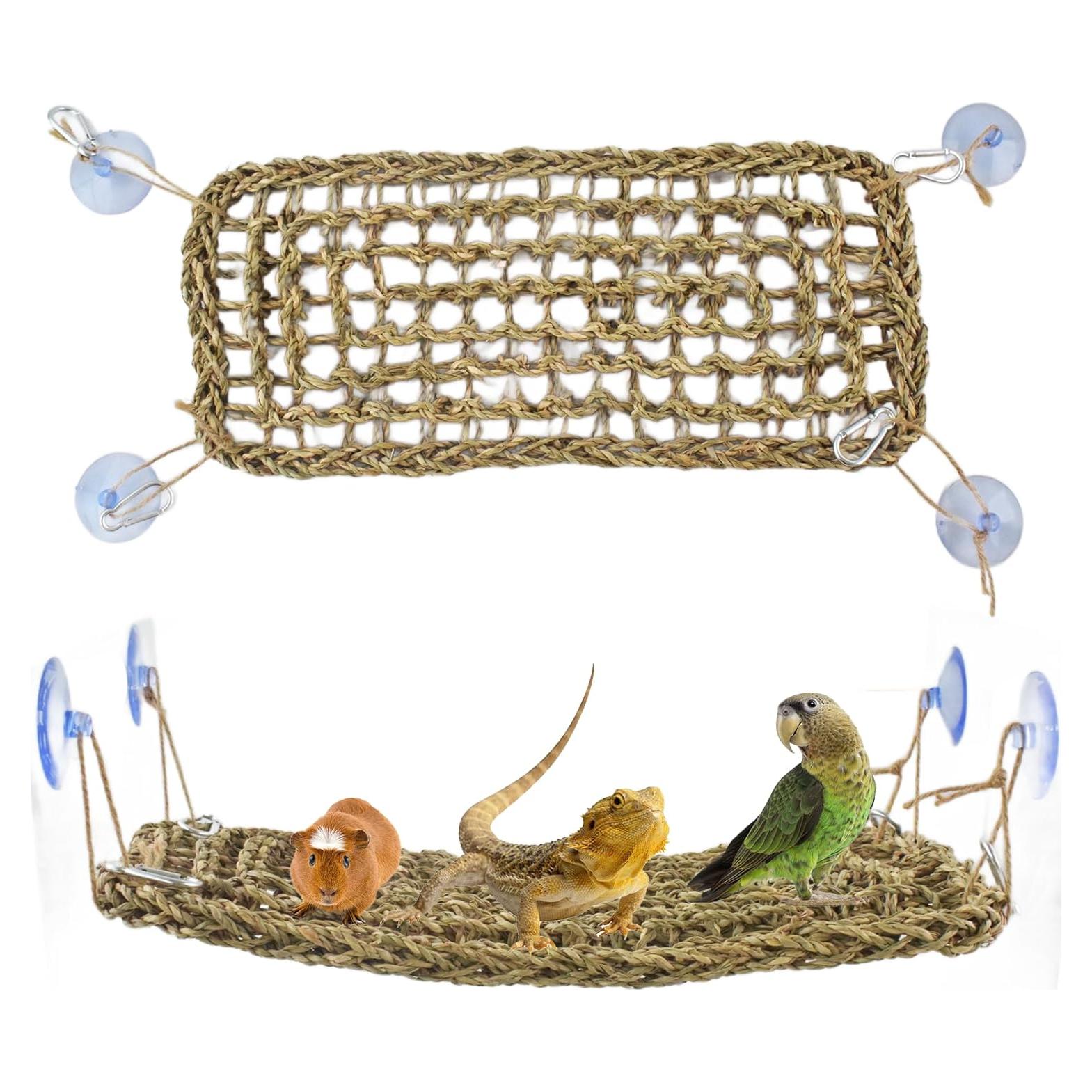 Hamaca de Hierba Marina 40x17cm para Reptiles y Aves Cdipesp