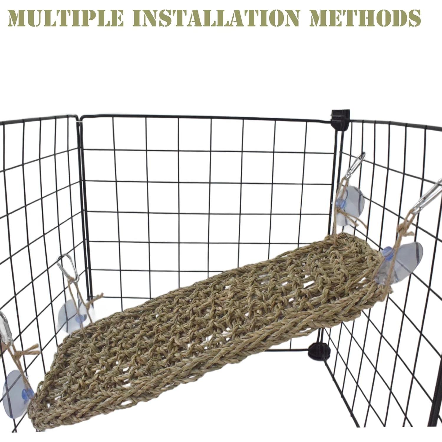 Hamaca de Hierba Marina 40x17cm para Reptiles y Aves Cdipesp