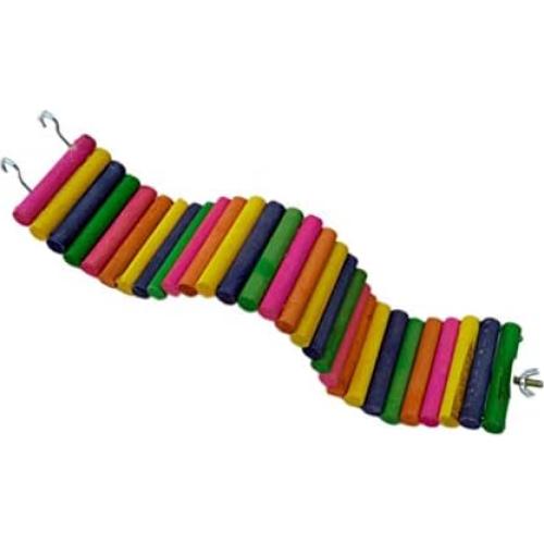 Puente Columpio de Madera Natural Litewood 30x6cm para Aves y Roedores