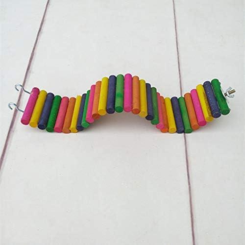 Puente Columpio de Madera Natural Litewood 30x6cm para Aves y Roedores