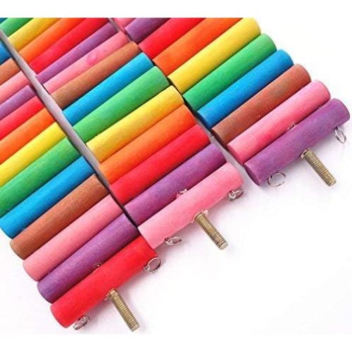 Puente Columpio de Madera Natural Litewood 30x6cm para Aves y Roedores