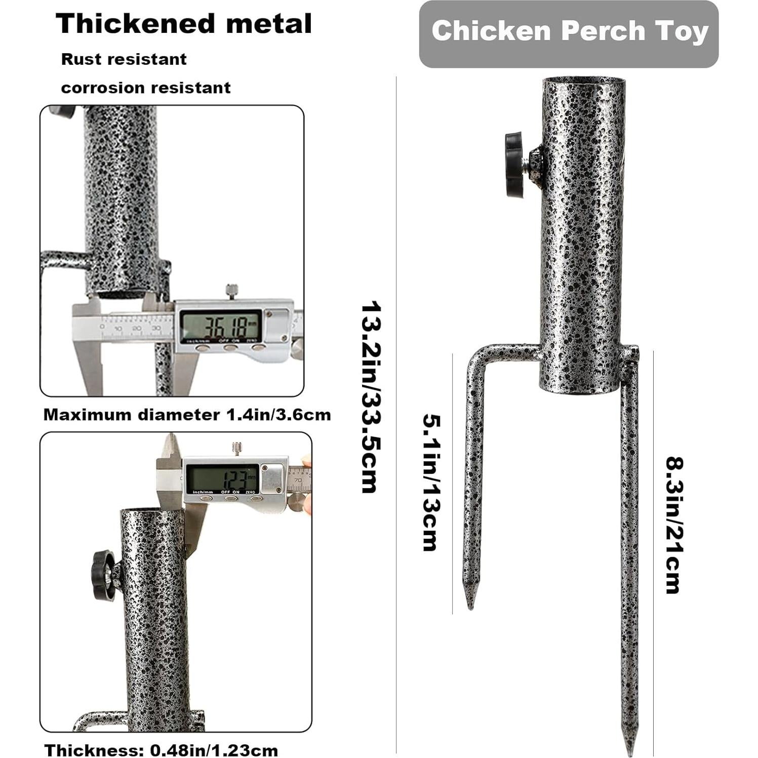 Perchero para Pollos ALLFULL 42x42x67.6cm Madera Natural
