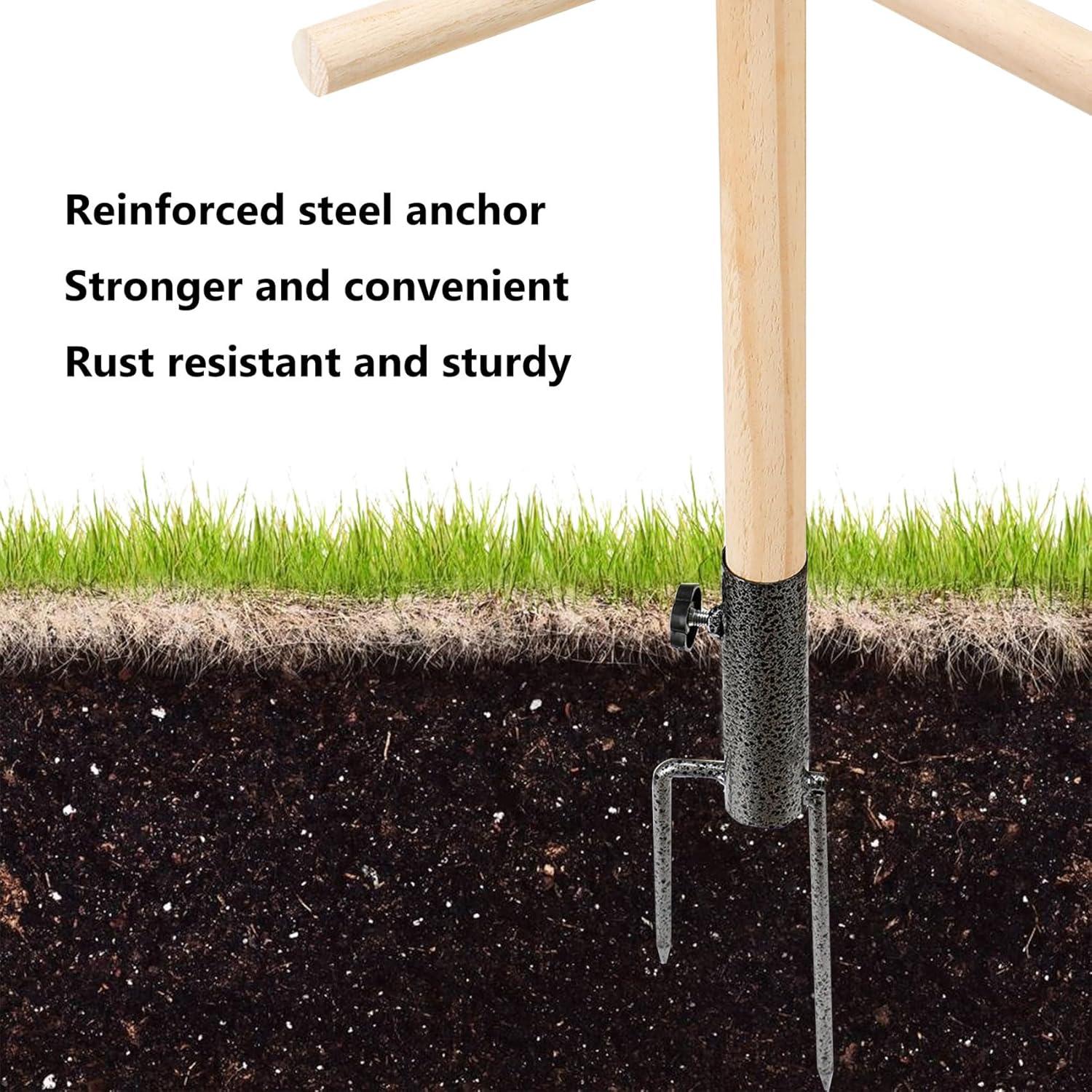 Perchero para Pollos ALLFULL 42x42x67.6cm Madera Natural