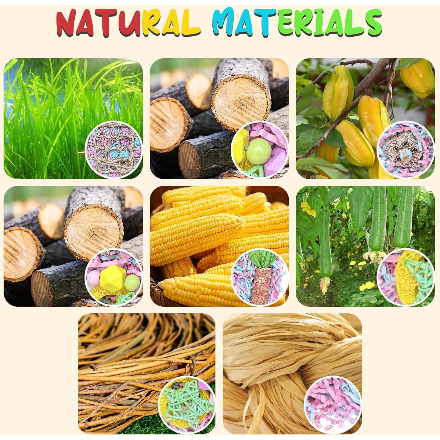 Juguete para Aves Tyotrbs Rosa 13.97 cm con Forrajeo y Escalada