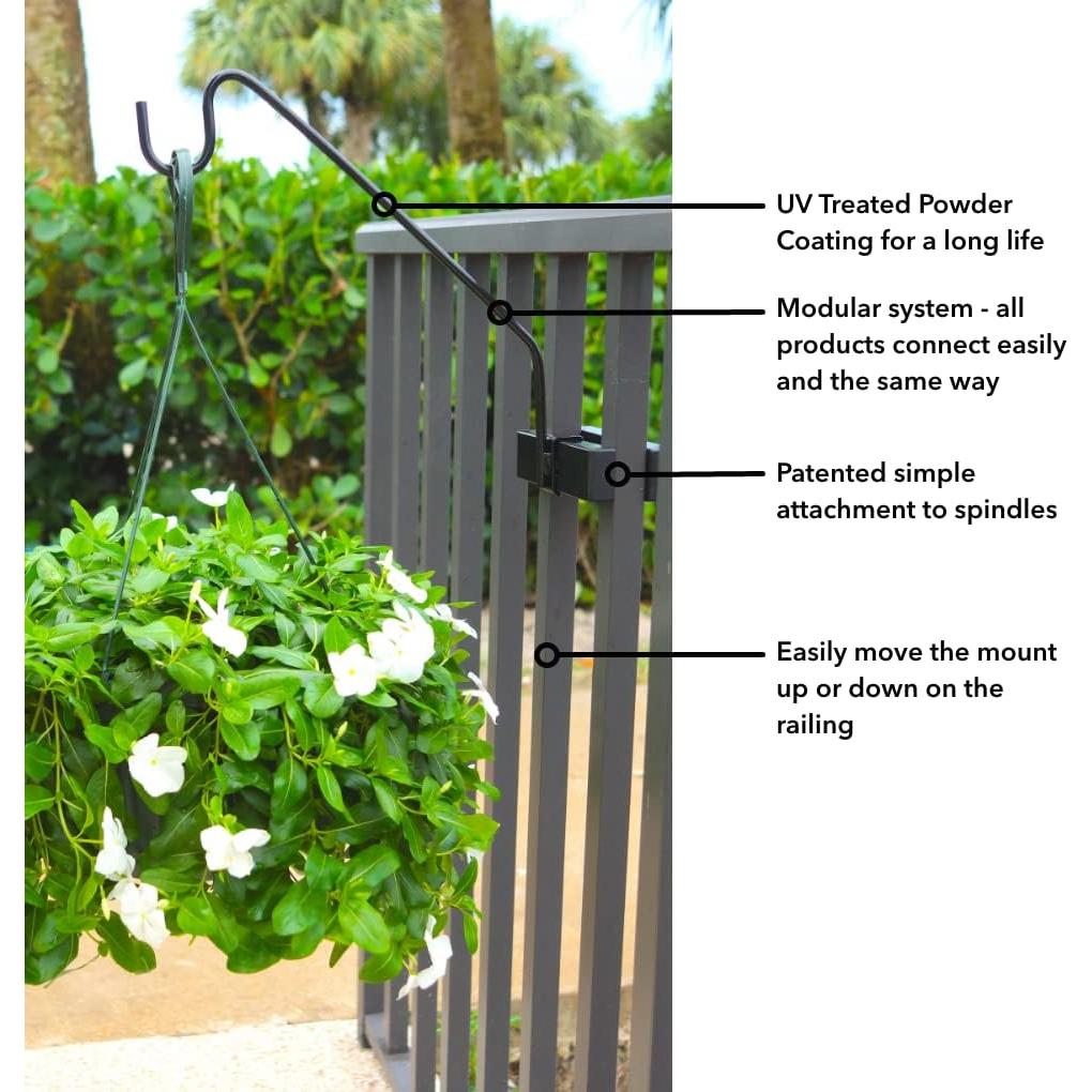 Kit de Ganchos Multiusos Hold It Mate para Barandillas - 15 kg