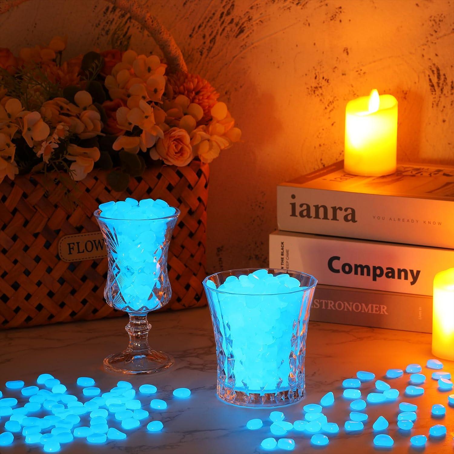 20000 Rocas Brillantes en la Oscuridad Azul Landical 1.02 cm