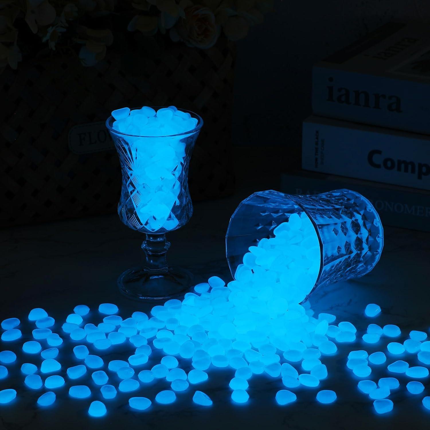 20000 Rocas Brillantes en la Oscuridad Azul Landical 1.02 cm