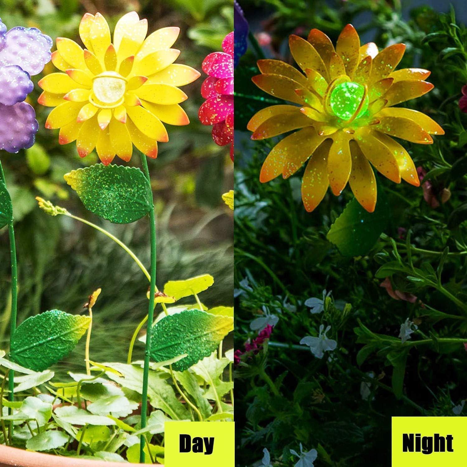 Estacas de Jardín Luminosas Topadorn - 3 Piezas de Metal