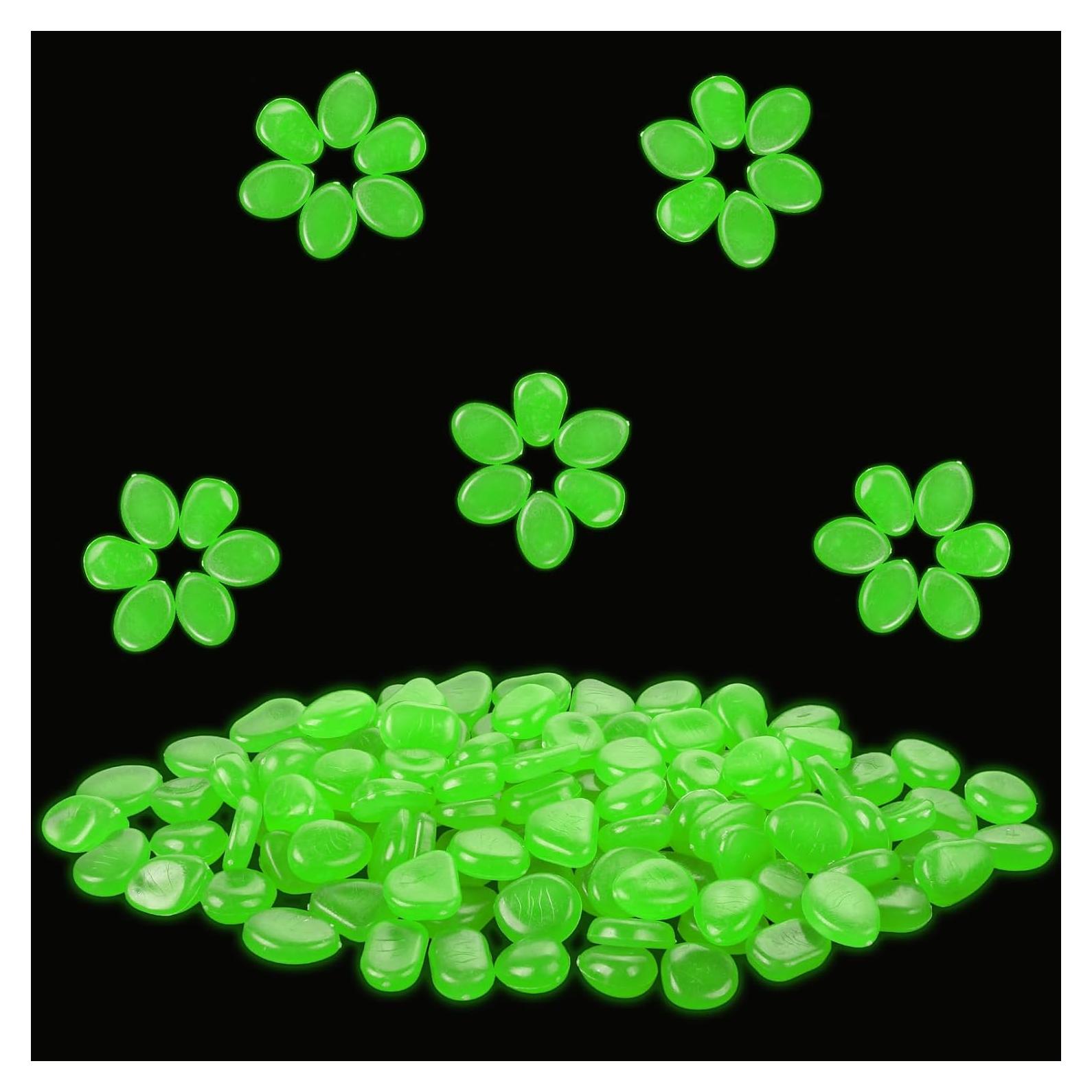 200 Piedras Brillantes en la Oscuridad TOSAMZOO para Jardín