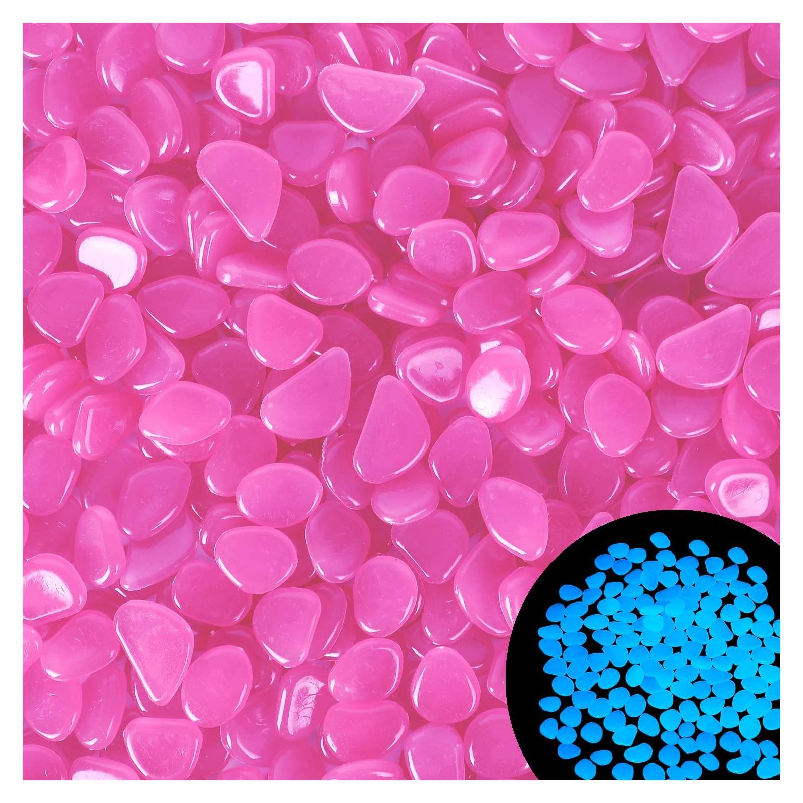 Piedras Brillantes Luminiscentes Rosadas 100Pcs - Dinastía Kaiyuan
