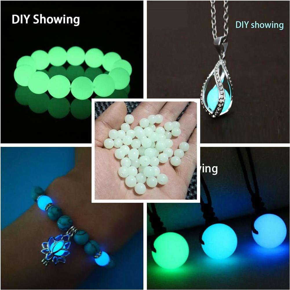 Perlas Luminosa Cmidy 8mm Multicolor 100pcs DIY Joyería