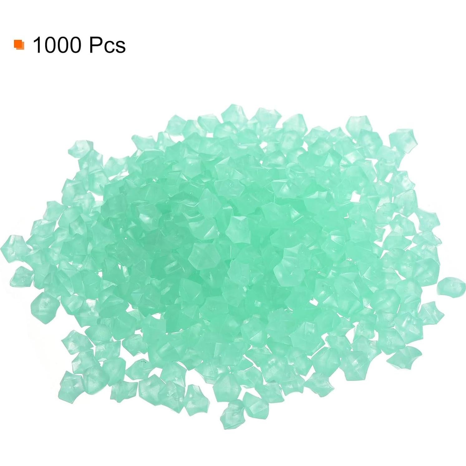 Rocas Brillantes Luminiscentes MECCANIXITY 1000pcs Verde Claro 8-10mm