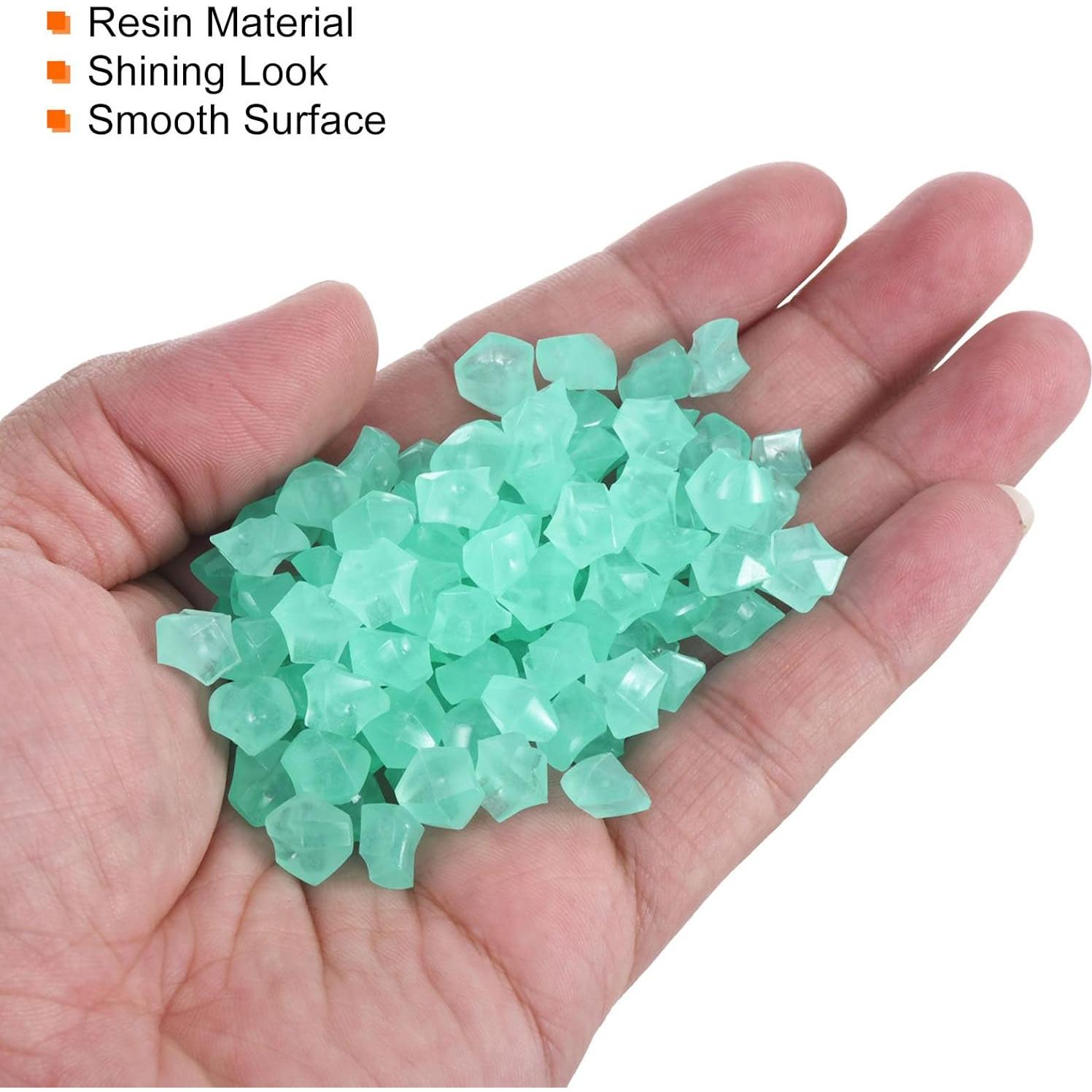 Rocas Brillantes Luminiscentes MECCANIXITY 1000pcs Verde Claro 8-10mm