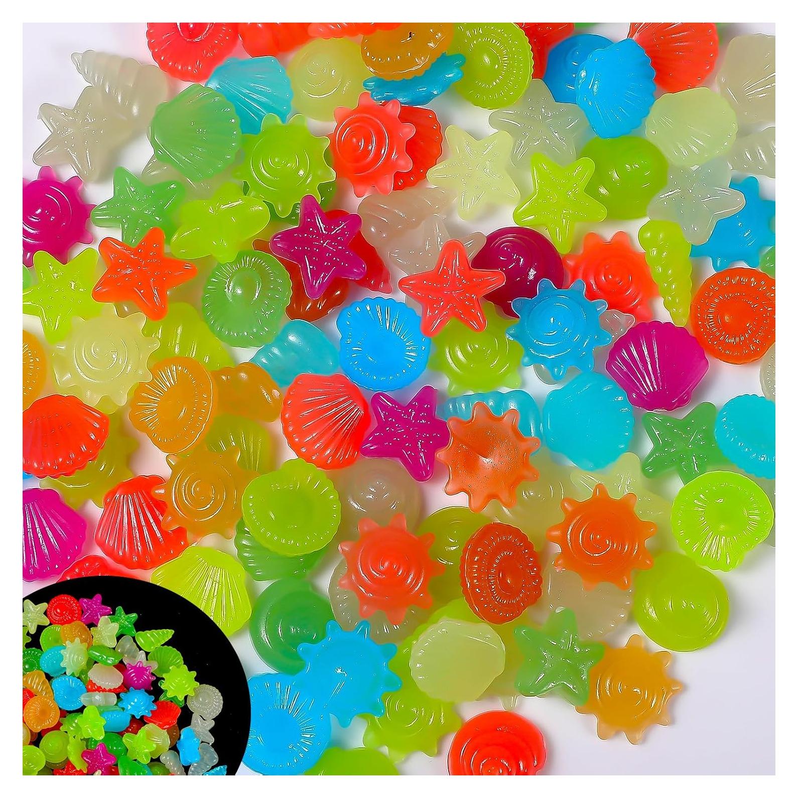 100 Rocas Luminiscentes para Acuarios Styquenzer 1.5cm