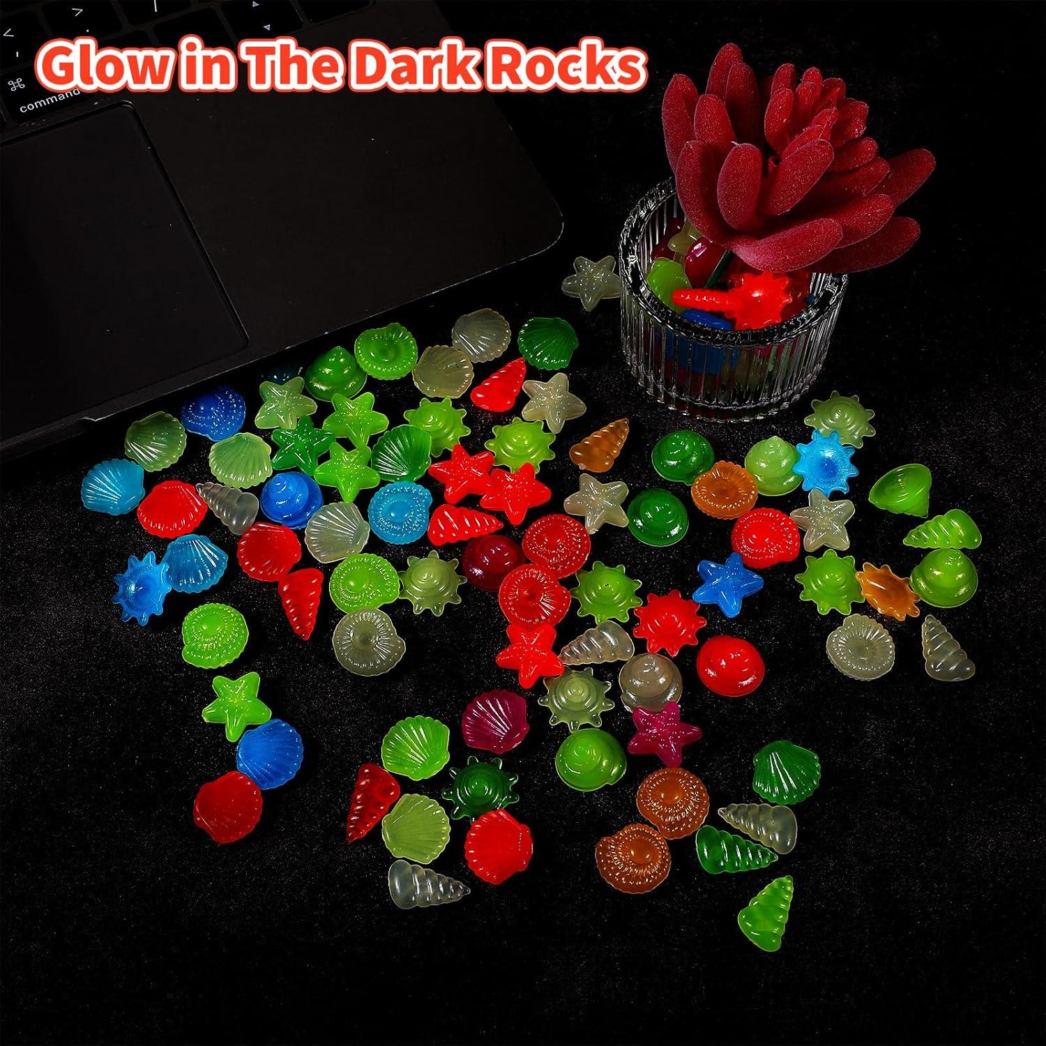 100 Rocas Luminiscentes para Acuarios Styquenzer 1.5cm