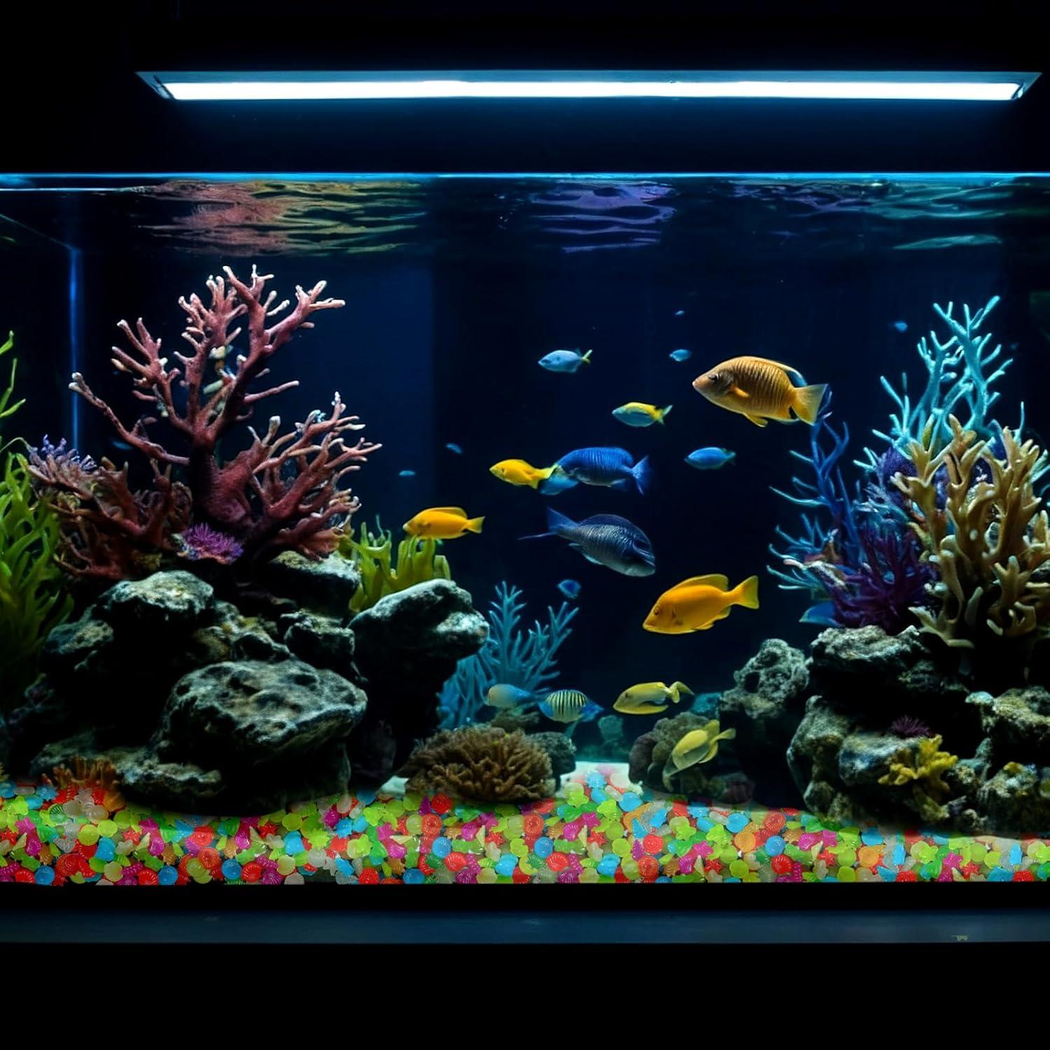 100 Rocas Luminiscentes para Acuarios Styquenzer 1.5cm