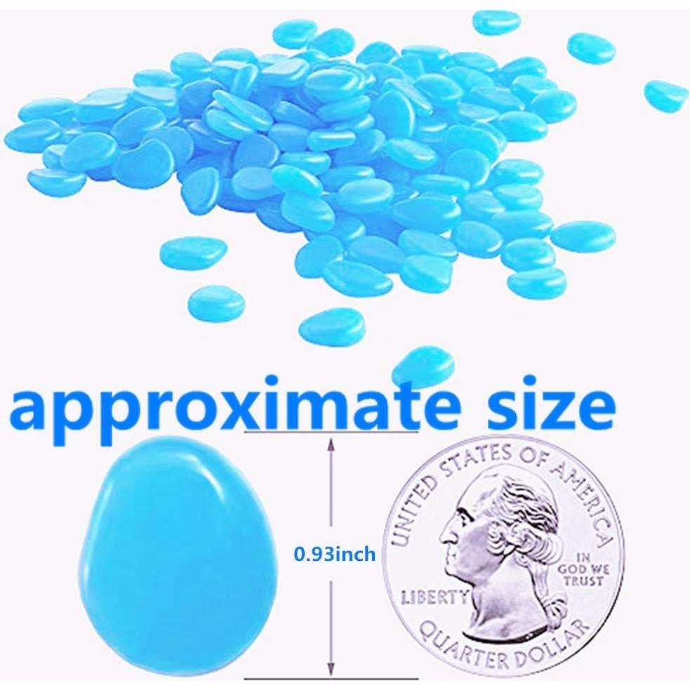 Piedras Luminiscentes JOSDIOX para Jardín y Acuario 100pcs