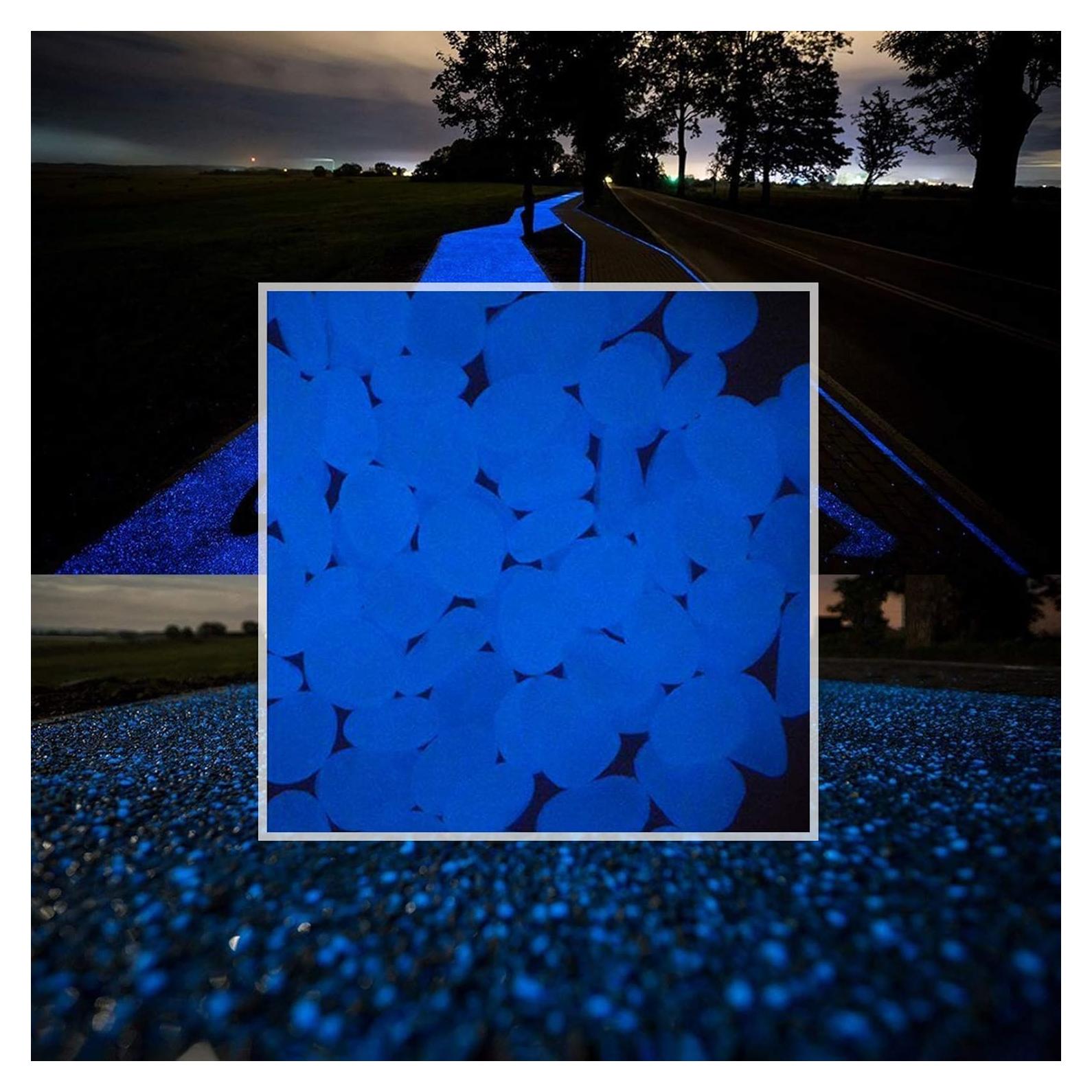 300 Piedras Brillantes en la Oscuridad Slomg para Jardín