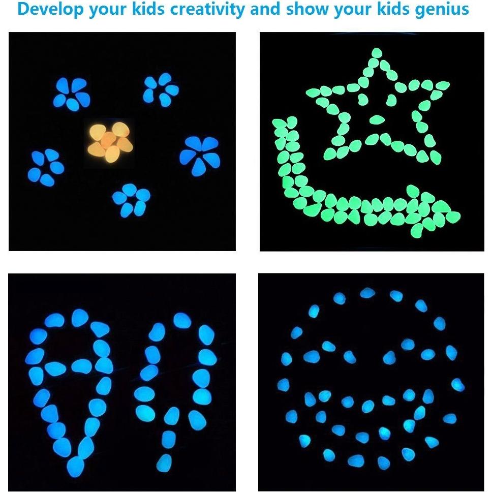 Piedras Brillantes Luminiscentes 1100Pcs Estilo Chic 2-3cm