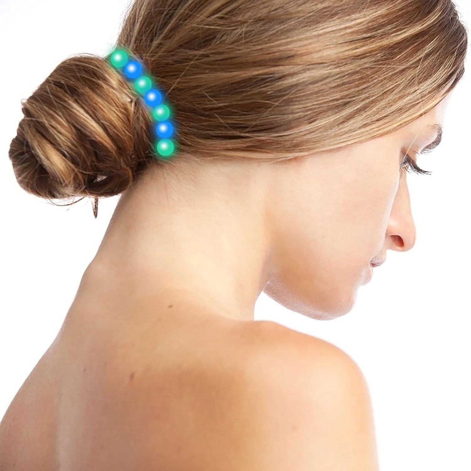 200 Perlas Luminiscentes Beupy 8mm Azul Verde para Joyería DIY