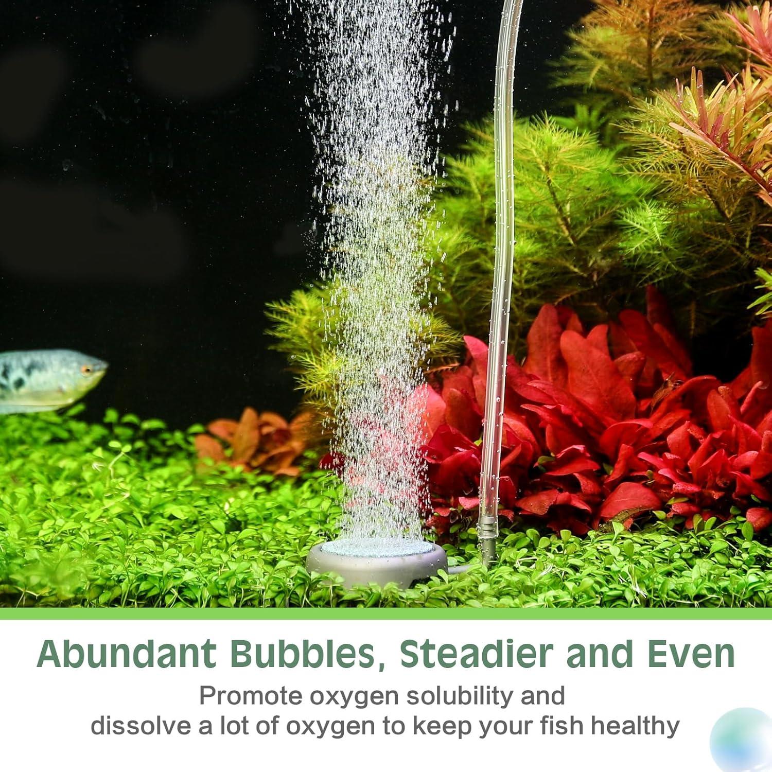 Piedra de Aire Acuario Hygger 3.56cm Silenciosa Oxígeno