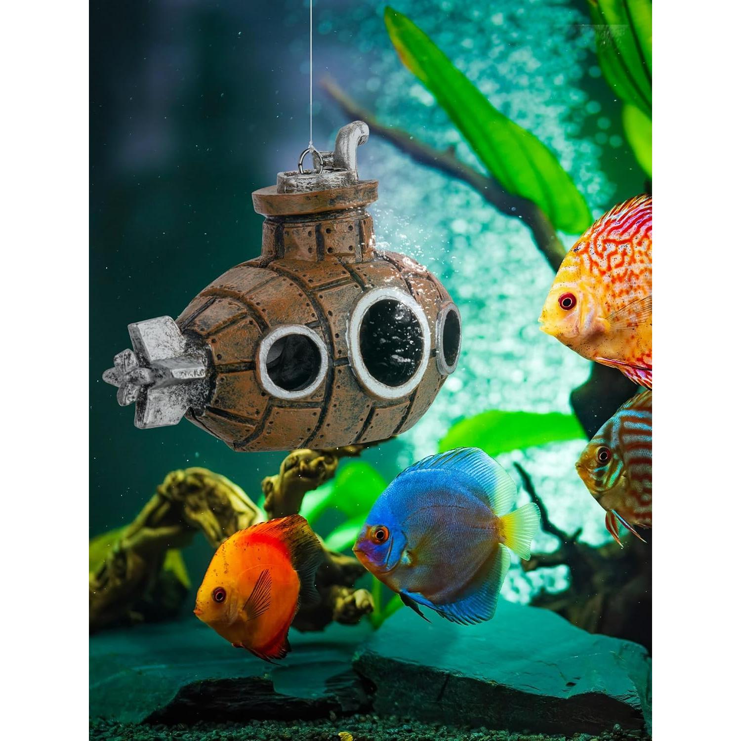 Decoración de Acuario Submarino Flotante SARDVISA 12.4 cm