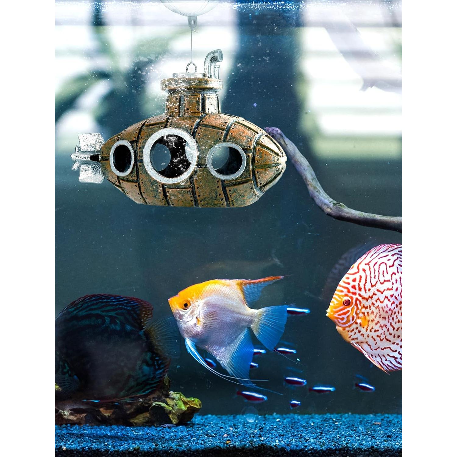 Decoración de Acuario Submarino Flotante SARDVISA 12.4 cm