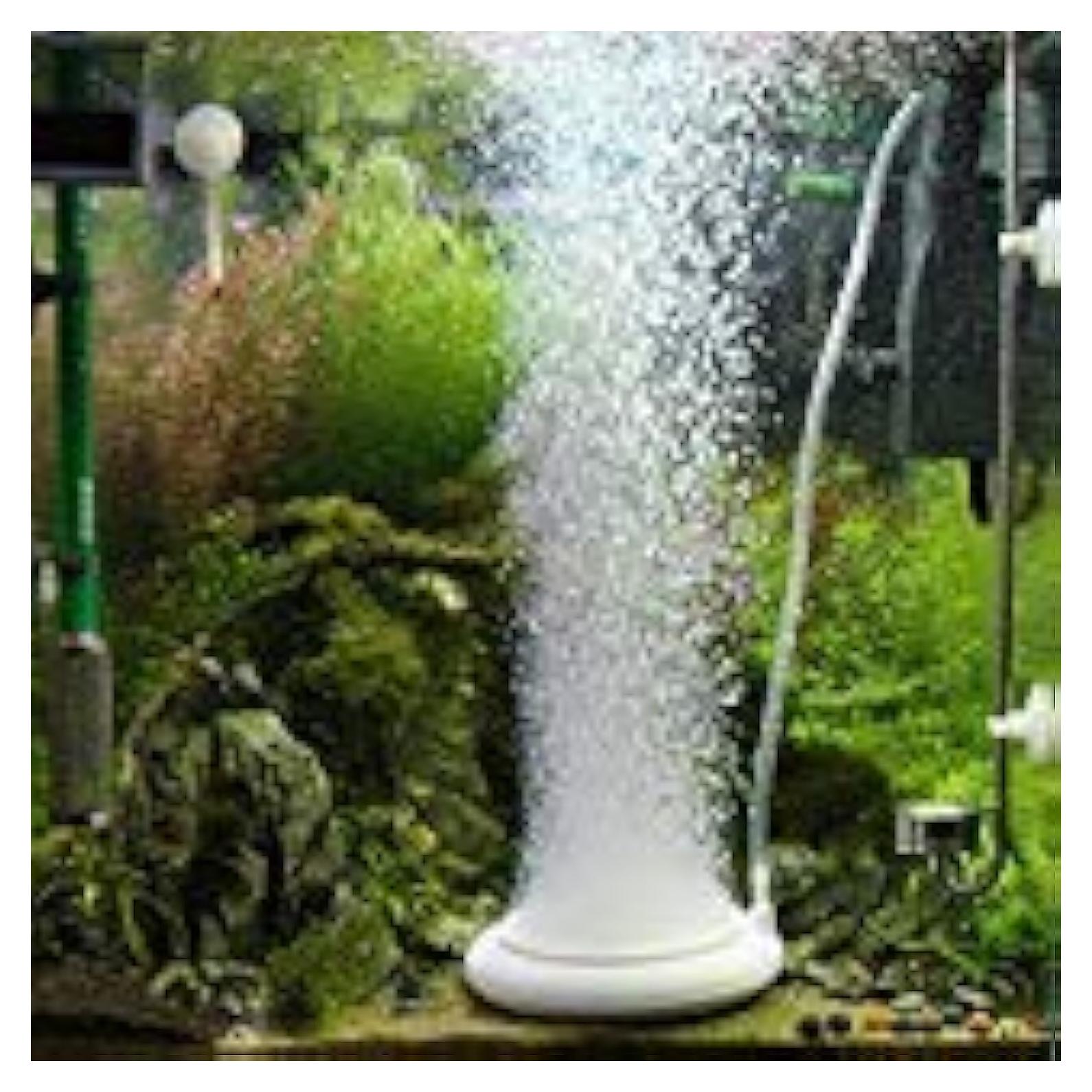 Piedra de Aire para Acuario Hygger 5.08 cm, Burbujeador Blanco