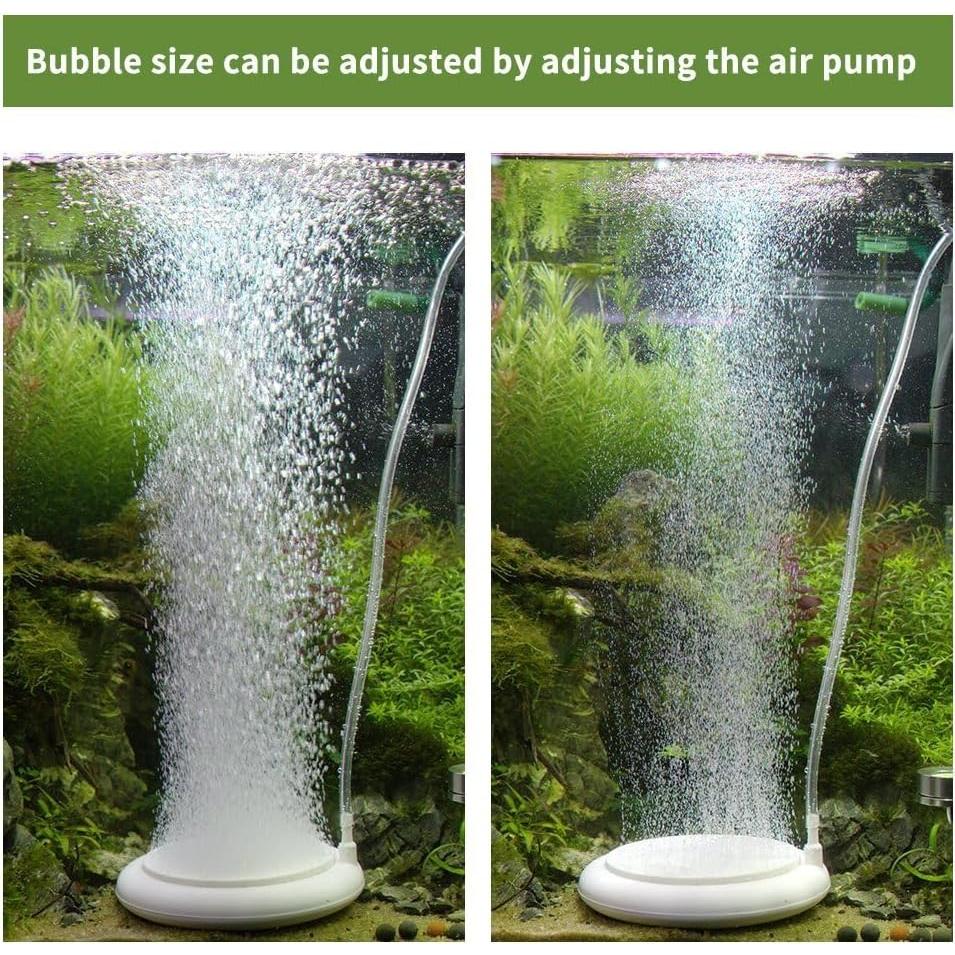 Piedra de Aire para Acuario Hygger 5.08 cm, Burbujeador Blanco