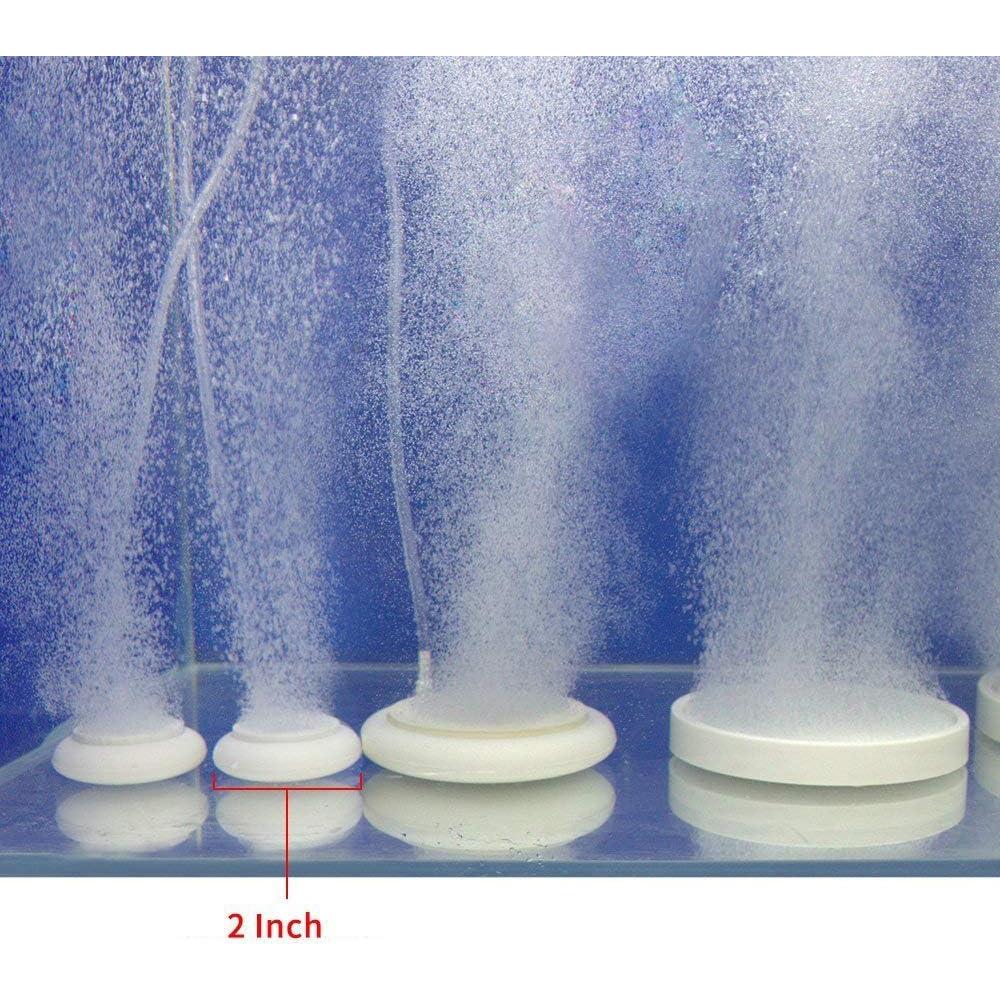 Piedra de Aire para Acuario Hygger 5.08 cm, Burbujeador Blanco