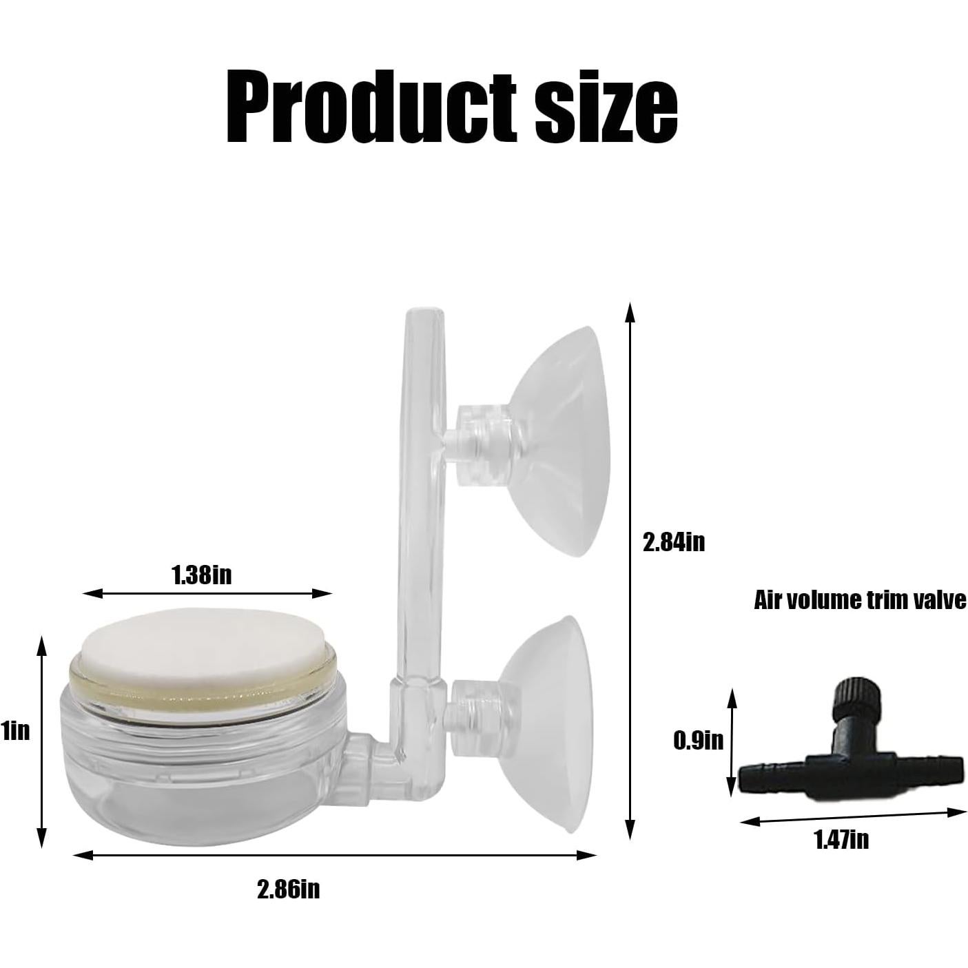 Kit de 2 Piedras de Aire para Acuario KFZDCG con Válvula