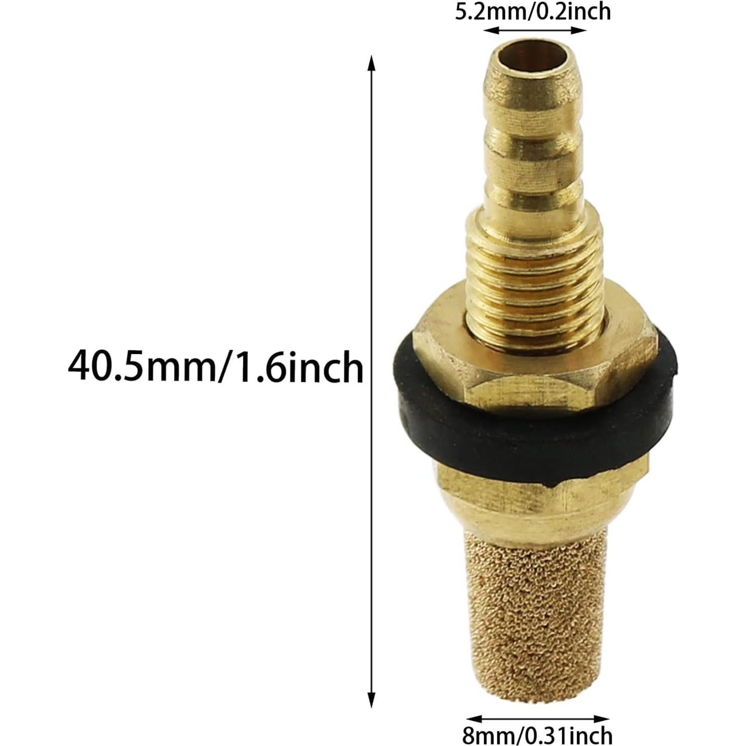 Difusores de Burbuja de Cobre E-outstanding 2PCS 4mm para Acuario